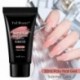 Szín: 1901-11 - 30 ml Nude Glitter Akril Poli Köröm Gél Lakk Quick Building Clear Pink Gel Hosszabbításhoz Őszi manikűr