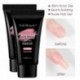 Szín: 1901-11 - 30 ml Nude Glitter Akril Poli Köröm Gél Lakk Quick Building Clear Pink Gel Hosszabbításhoz Őszi manikűr