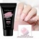 Szín: 1901-11 - 30 ml Nude Glitter Akril Poli Köröm Gél Lakk Quick Building Clear Pink Gel Hosszabbításhoz Őszi manikűr