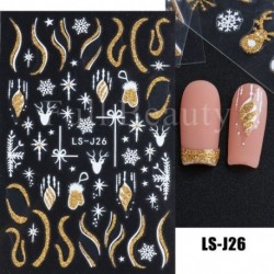 Szín: LS-J26 - 1db Animals Love Design 3D Körömmatrica Szépség Szexi Lány Téma Öntapadó csúszkák Barkácsolás