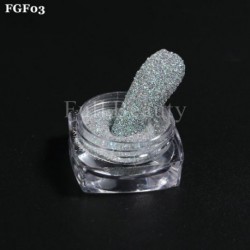 Szín: FGF03 - Arany króm körömpor téli dekoráció tükör köröm pigment púder pezsgő rózsaszín csillogó dörzsölő