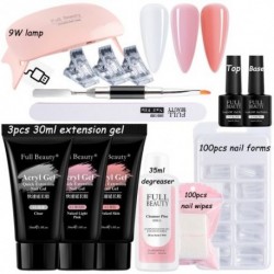Szín: C-01 02 03 készlet - 30 ml-es körömhosszabbító készlet átlátszó akril gél gyorsépítő készlet