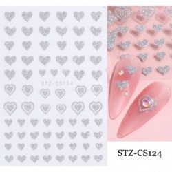 Szín: STZ-CS124 - 3D Nail Art Matricák Fehér Hópelyhek Díszek Csúsztatók Körömhöz Karácsony 2022 Star Design Manikűr