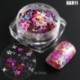 Szín: XAH11 - Mermaid Nail Art Glitter Vegyes Irregular Shell Pelyhek Lézer flitterek Fényes Nails Charms Paillette Manikűr