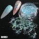 Szín: OBV03 - Mermaid Nail Art Glitter Vegyes Irregular Shell Pelyhek Lézer flitterek Fényes Nails Charms Paillette Manikűr
