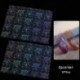 Szín: 1982-01 - Aurora Nails üvegfólia fólia jégkocka köröm nyári dekor holografikus matrica gyémánt szerelem szív