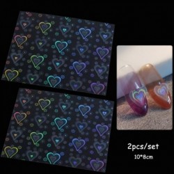 Szín: 1982-01 - Aurora Nails üvegfólia fólia jégkocka köröm nyári dekor holografikus matrica gyémánt szerelem szív