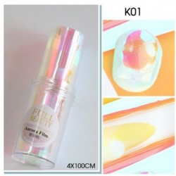 Szín: K01 Palack - Aurora Nails üvegfólia fólia jégkocka köröm nyári dekor holografikus matrica gyémánt szerelem szív