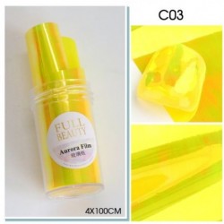 Szín: C03 palack - Aurora Nails üvegfólia fólia jégkocka köröm nyári dekor holografikus matrica gyémánt szerelem szív