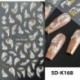 Szín: 5D-K168 - 5D medúza körömmatricák tengeri állatok dekoráció nyári strand hullám köröm matricák márvány