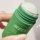 Szín: kávé - Zöld tea szilárd maszk Mélytisztító iszap maszk Stick Oil Control Pattanás elleni padlizsán maszkok