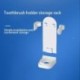 Szín: kék - Elektromos fogkefe tartó Falra szerelhető helytakarékos, nyommentes fogkefe állvány Ragasztó állvány