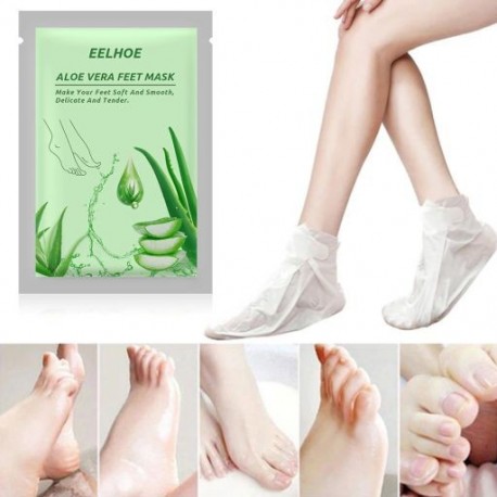 Aloe Vera Feet hámlasztó láb maszkok pedikűr zokni hámlasztó bőrradír lábmaszkhoz Távolítsa el az elhalt bőrt Sarok