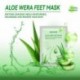 Aloe Vera Feet hámlasztó láb maszkok pedikűr zokni hámlasztó bőrradír lábmaszkhoz Távolítsa el az elhalt bőrt Sarok