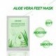 Aloe Vera Feet hámlasztó láb maszkok pedikűr zokni hámlasztó bőrradír lábmaszkhoz Távolítsa el az elhalt bőrt Sarok