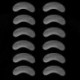 Szín: 01 - 12/27/24db Vékony arcmatricák EVA ránctalanító öregedésgátló tapaszok Homlok áll Nyak Lift Tapes Beauty