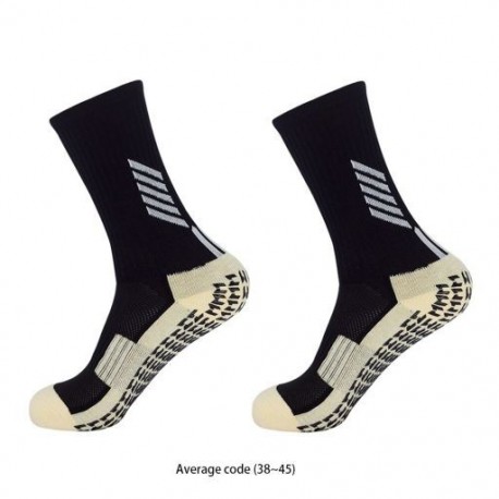 Szín: aldult fekete - Futballzokni csúszásgátló focizokni férfi sportzokni Calcetines szabadtéri sport kerékpározás