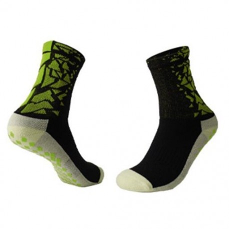 Fekete szín - Futball Kosárlabda harisnya Férfi Vastagított Sport csúszásmentes zoknik Sport markolat zokni Unisex futball