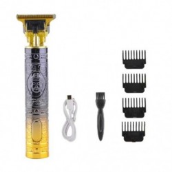 Szín: E - Eredeti T9 hajvágó elektromos borotva akkus hajvágó gép Professzionális fodrász hajvágó férfi