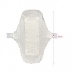 Szín: csipke - 1db vékony, újrafelhasználható pamut betét Menstruációs kendő egészségügyi puha betét szalvéta