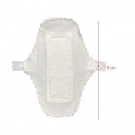 Szín: csipke - 1db vékony, újrafelhasználható pamut betét Menstruációs kendő egészségügyi puha betét szalvéta