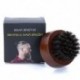 Szín: B - Férfi szakállkefe Férfi szakállfésű Hordozható Quiff Roller sörte kör alakú fésű formázó hajkefe
