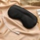 Fekete szín - Alvómaszk hőmérséklet-szabályozás Hőgőz szemtapasz éjszakai maszk alvószalag huzat Relax Hot Compress