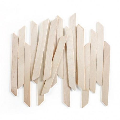 Szín: S négyszög - 50db eldobható fa nyelvlenyomók fa szőrtelenítő tetoválás gyantázás spatula bot nyelv