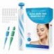 Szín: Skin Tag Removal Kit - Fájdalommentes bőrcímke anyajegy szemölcs eltávolító készlet 40x gumiszalag   10x
