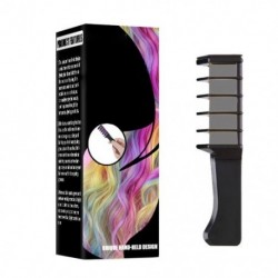 Szín: Szürke - 1db Fashion Colors Mini eldobható személyes használatra haj kréta színű fésűs festékkészletek