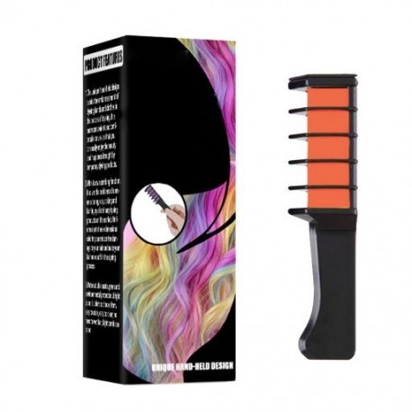 Fehér szín - 1db Fashion Colors Mini eldobható személyes használatra haj kréta színű fésűs festékkészletek