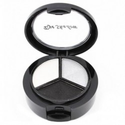 Szín: 01 - 3 színű matt szemhéjpúder paletta csillogó csillogó föld szemhéjfesték erős szett kozmetikai