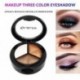 Szín: 05 - 3 színű matt szemhéjpúder paletta csillogó csillogó föld szemhéjfesték erős szett kozmetikai