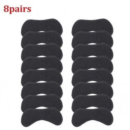 Szín: 8 pár fekete - 10 pár saroktalpbetét tapasz fájdalomcsillapító kopásgátló párna lábápoló sarokvédő tapadó