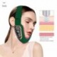 Szín: zöld - Arc lifting készülék masszírozó LED foton terápia arc karcsúsító vibrációs dupla álla V arc alakú