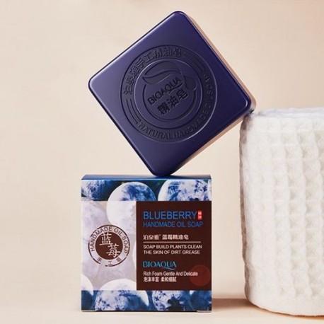 Illat: áfonya - Természetes növényi illóolaj, kézzel készített szappan fehérítő hidratáló akne eltávolítása