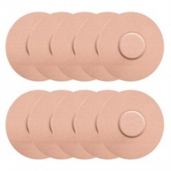 Szín: Bőr - 10db átlátszó vízálló ragasztófoltok Freestyle Libre érzékelő takarók csúszásgátló, lélegző