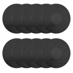 Fekete szín - 10db átlátszó vízálló ragasztófoltok Freestyle Libre érzékelő takarók csúszásgátló, lélegző