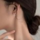 Fém szín: 15 ezüst - Gyönyörű piercing szív fülbevaló nőknek Femme esküvői party Femme pendientes Brincos