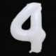 Szín: 4-es szám - 40 hüvelykes fehér számos fólia lufi 0-9 matricával Boldog születésnapot esküvői parti dekoráció