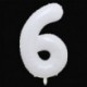 Szín: 6-os - 40 hüvelykes fehér számos fólia lufi 0-9 matricával Boldog születésnapot esküvői parti dekoráció