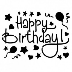 Szín: C matrica - 40 hüvelykes fehér számos fólia lufi 0-9 matricával Boldog születésnapot esküvői parti dekoráció