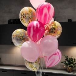 Szín: készlet 4 - 10 db 12 hüvelykes arany konfetti latex léggömbök születésnapi buli esküvői karácsonyi