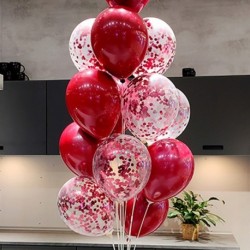 Szín: készlet 12 - 10 db 12 hüvelykes arany konfetti latex léggömbök születésnapi buli esküvői karácsonyi