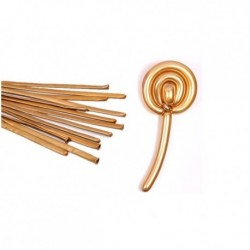 Szín: Magic Gold - 1Szett díszdoboz formájú fényes fém léggömbök Króm varázslatos hosszú ballon Valentin-napi