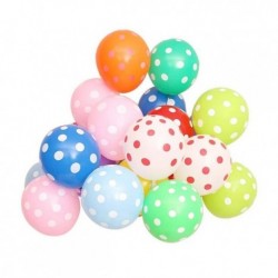 Szín: 5-ös típus - 10db 12 hüvelykes Latex Színes Állatkifejezés Pöttyös léggömbök Születésnapi Party Dekorációk