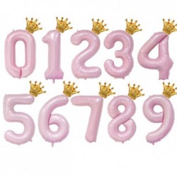 Szín: rózsaszín - 40 hüvelykes arany rózsa arany korona szám fólia léggömb 1. 3. születésnapi parti esküvői ballon