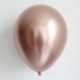 Szín: Rose gold - 10db/tétel Fém Rózsa Arany Ezüst Kék Zöld Lila Ballon Esküvő Boldog születésnapot Latex Fém Króm