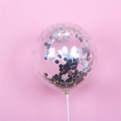 Szín: 10db konfeti ezüst - 10db/tétel Fém Rózsa Arany Ezüst Kék Zöld Lila Ballon Esküvő Boldog születésnapot Latex