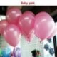 Szín: baba rózsaszín - 10db/tétel 10 hüvelykes arany fekete latex hélium léggömbök esküvői születésnapi